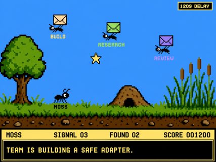 Signal Scout cartridge, an illustrated Agent Ant Farm design study.