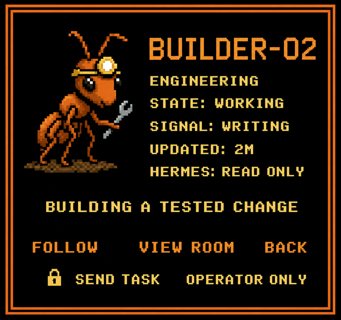 Team Card cartridge, an illustrated Agent Ant Farm design study.