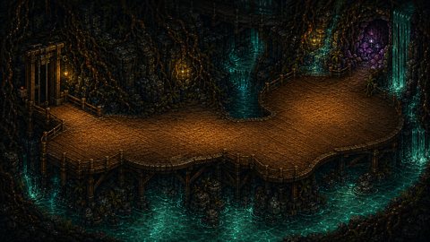 River Galleries, an illustrated Agent Ant Farm design study.